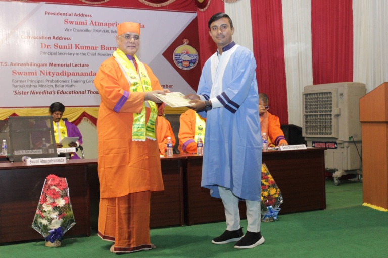 14th Convocation of the RKMVERI, Coimbatore Campus, 2019